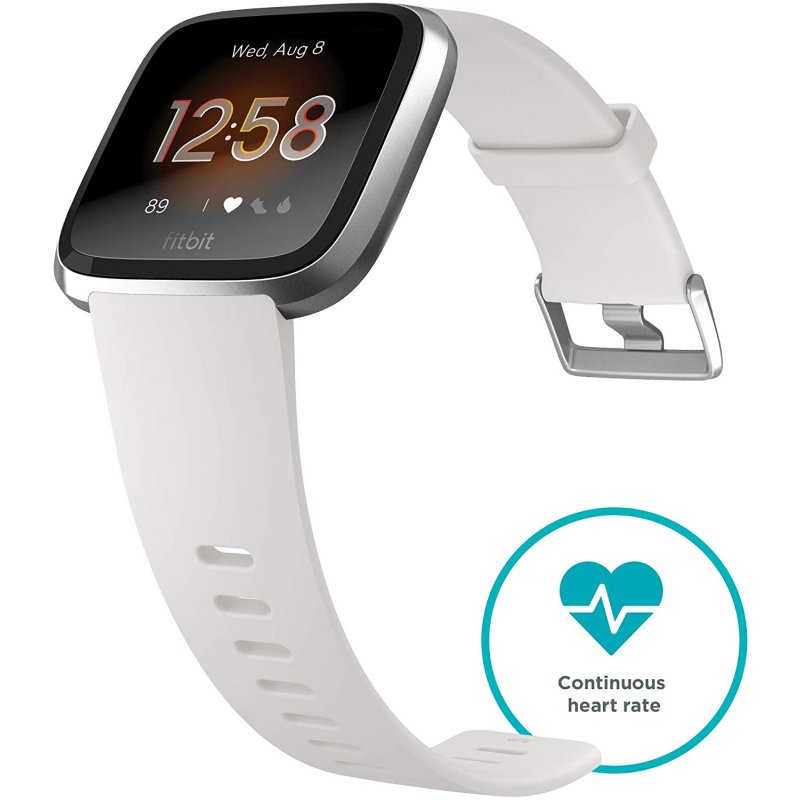 white fitbit versa 2