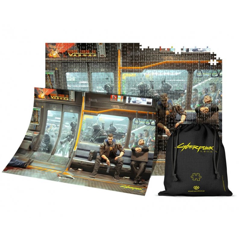 Пазл cyberpunk 2077 metro 1000 элементов