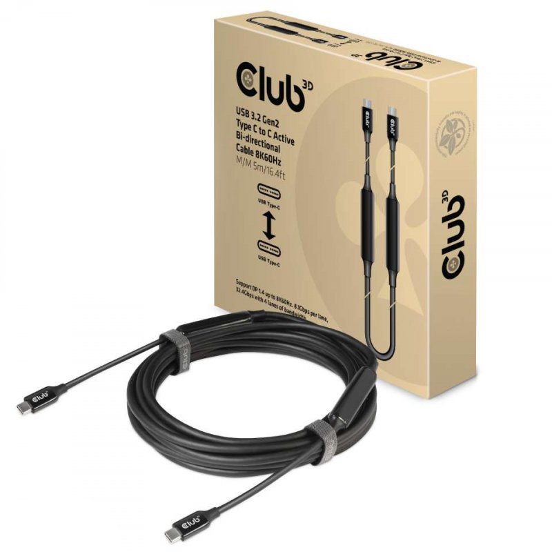 Club3D USB 3.2 Type-C - C Active Bi-directional 5m