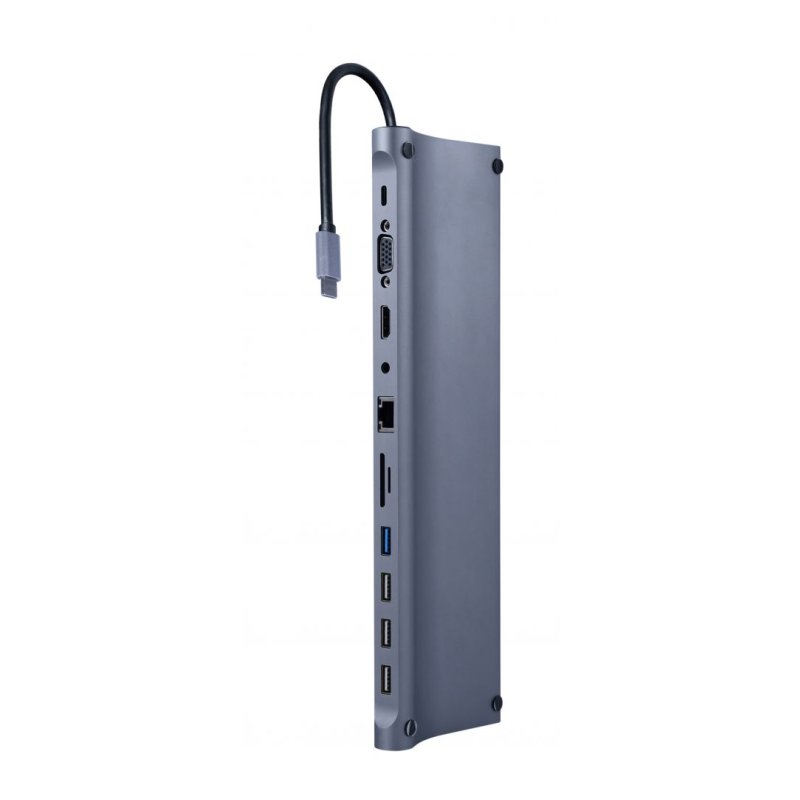 GEMBIRD USB Type-C 11-in-1 multi-port adapter 