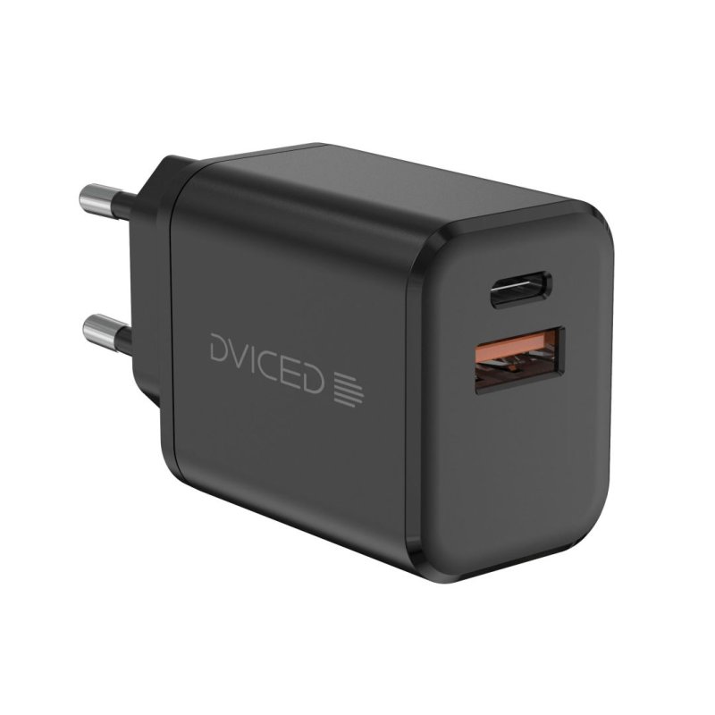 Dviced DV221009 35W USB/Type-C adapter + Type-C kábel - Fekete