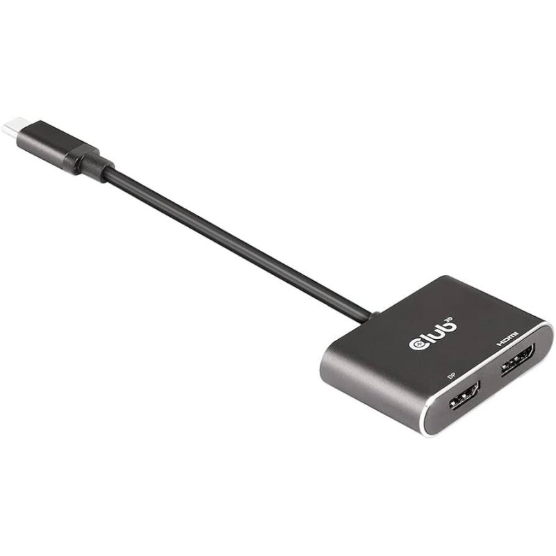 Club 3D USB Type-C to Displayport+HDMI Adapter