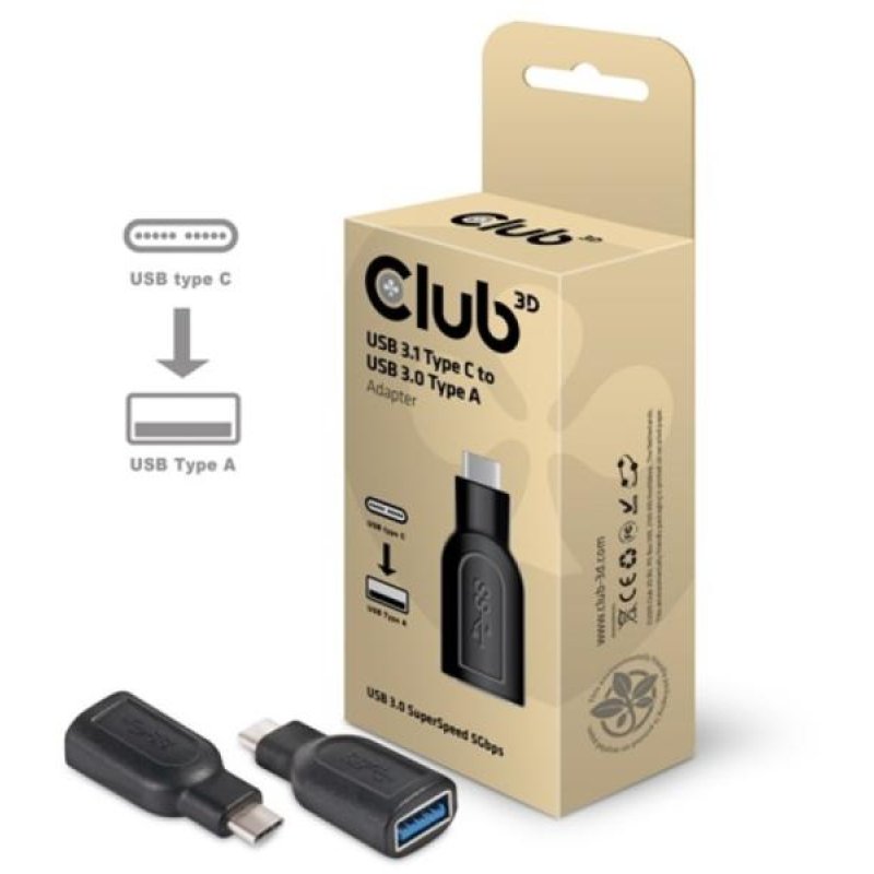 Club3D USB3.1 Type-C - USB3.0 Type-A adapter