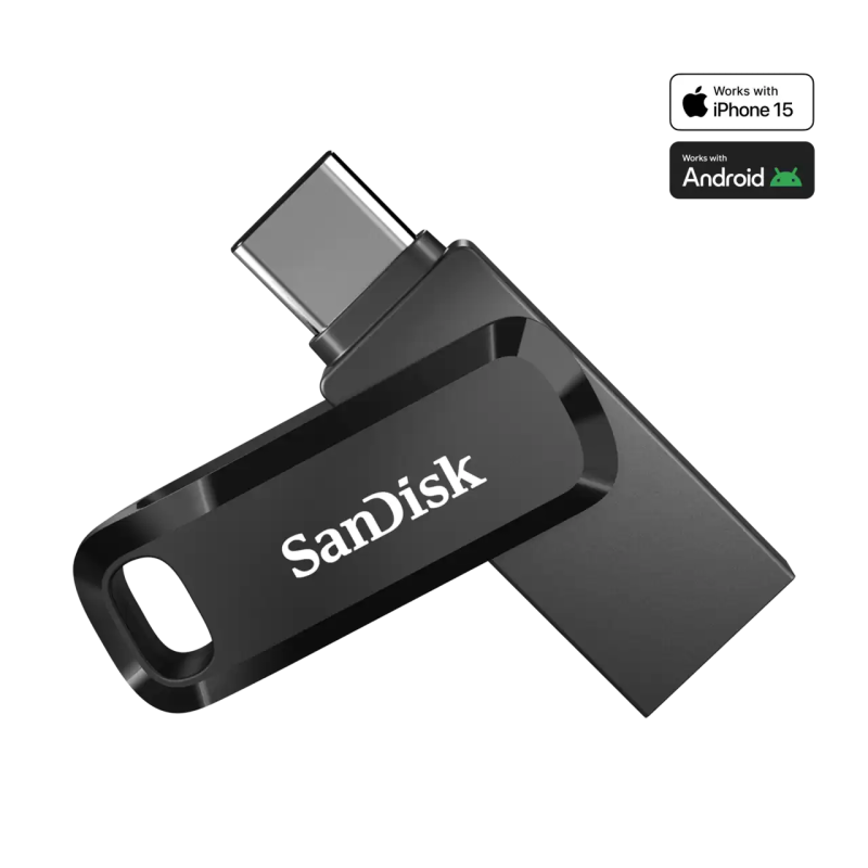 SanDisk Ultra Dual Drive Go USB Type-C - 32GB (Fekete)