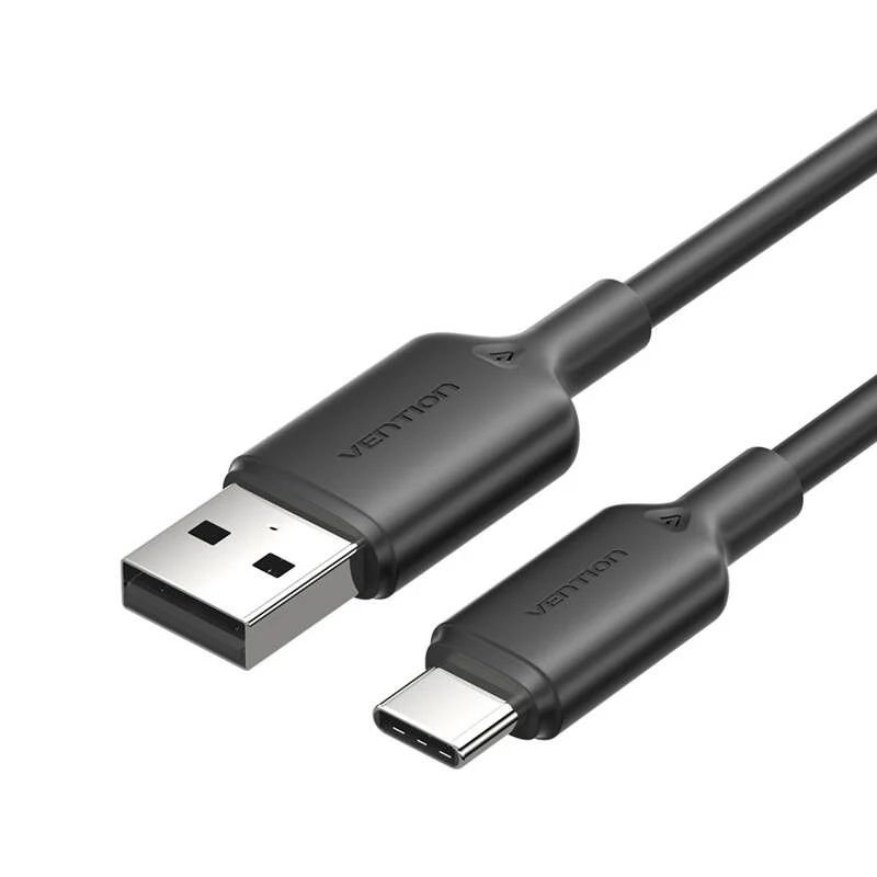 Vention USB-A - USB Type-C 2m kábel - Fekete