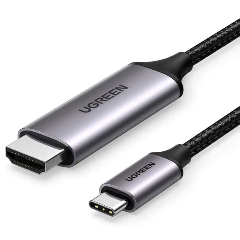 UGREEN USB Type-C - HDMI 1,5m - Szürke/fekete