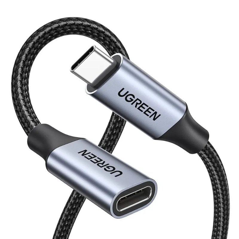 UGREEN US372 USB Type-C kábel 0,5m - Fekete