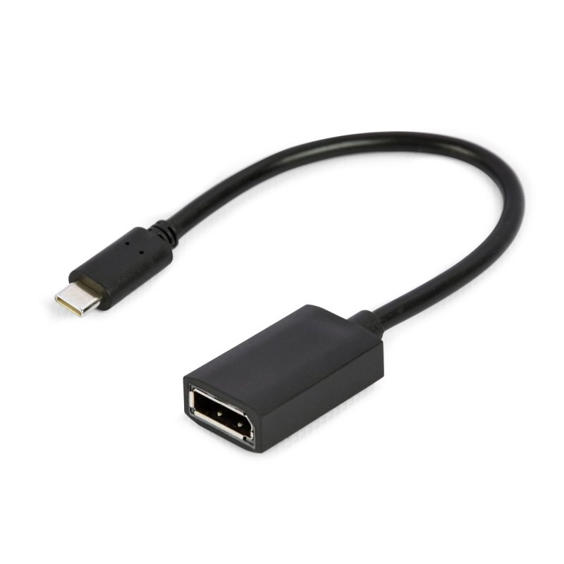 Gembird USB Type-C - DisplayPort adapter - Fekete