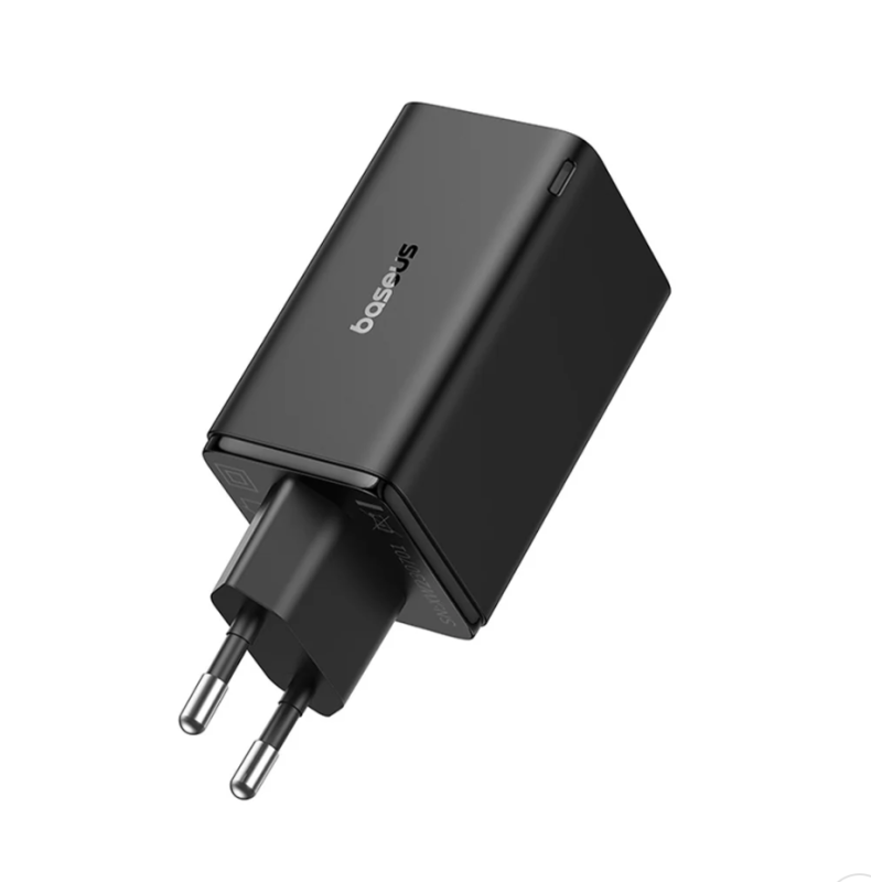 Baseus GaN6 Pro gyorstöltő 65W + kábel 1m - Fekete