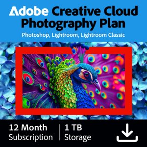 Adobe Creative Cloud Photography Plan 1TB - 1 év / 1 felhasználó