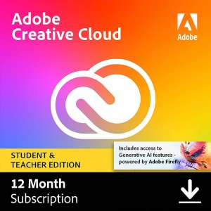 Adobe Creative Cloud Pro Student and Teacher Edition - 1 év / 1 felhasználó