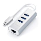 Satechi Type-C Hub (3x USB 3.0,Ethernet) - Silver