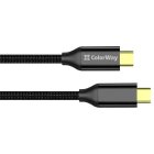 ColorWay CW-CBPDCC062-BK 1m - Fekete