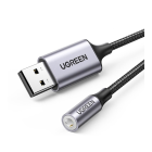 UGREEN CM477 0,25m - Fekete