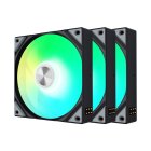 TRYX Rota SL ARGB (3db) - Fekete