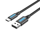Vention COKBG USB-A - USB-C 1,5m kábel - Fekete