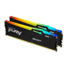 Kingston FURY Beast RGB -  32GB / 6800MHZ DDR5 KIT - Fekete