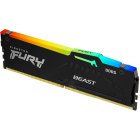 KINGSTON FURY BEAST RGB - 16GB / 6000MHZ DDR5 - Fekete