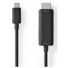 Nedis CCGB64655BK20 USB-C - HDMI 2 m
