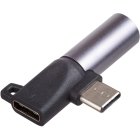 Akyga AK-AD-62 USB Type C - Jack 3.5mm - Fekete