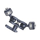 SMALLRIG Magic Arm dupla gömbfejjel (1/4” - 20 csavar és 3/8” - 16 ARRI rögzítőcsavar)
