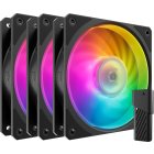 Cooler Master Mobius 120P ARGB - Fekete (3db)