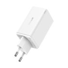 Baseus GaN6 Pro gyorstöltő 65W + kábel 1m - Fehér