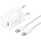 Baseus GaN5 Mini gyorstöltő 20W USB-C + kábel