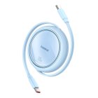 Baseus Free2Draw USB-C visszahúzható kábel 100W - 1m - Kék