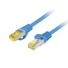 Lanberg CAT.6a S/FTP Patch kábel LSZH 0.25m - Kék