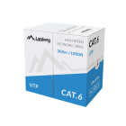 Lanberg U/UTP CAT.6 kábel CPR 305m - Szürke