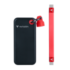 Verbatim Pocket SSD 1TB - Fekete / piros