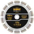 DeWALT ELITE SERIES szegmentált aszfalt vágó gyémánttárcsa (230x22,23 mm)