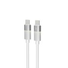 AVAX CB316 GLOWY 60W USB-C gyorstöltő kábel 1m - Fehér