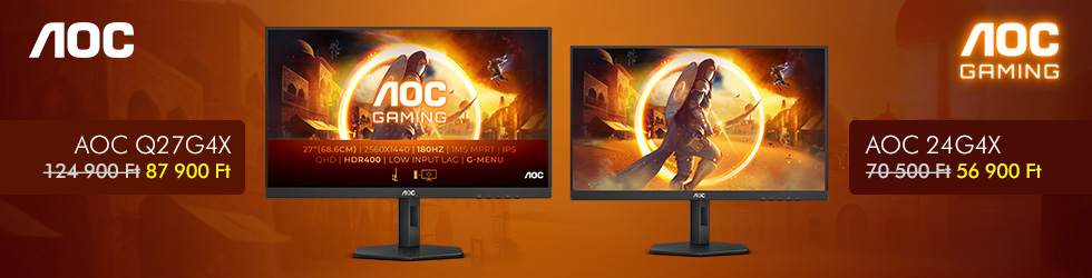 AOC monitor akció	