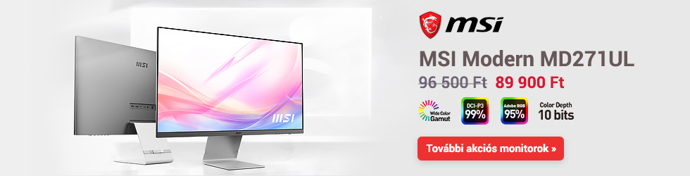 MSI monitor akció