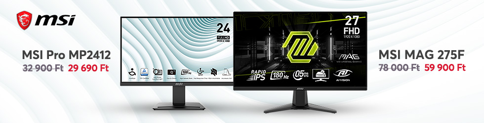 MSI monitor akció