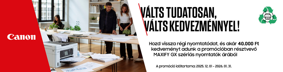 Canon GX csere akció