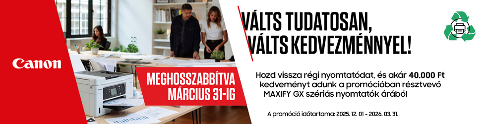 Canon GX csere akció