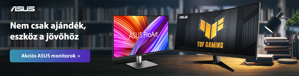ASUS monitor akció